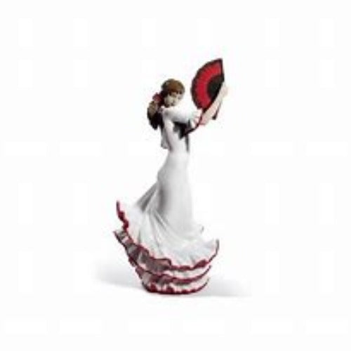 Passion and Soul Flamenco Woman Figurine. 60th Anniversary. Red