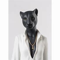 Load image into Gallery viewer, Panther Woman Figurine
