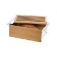 Load image into Gallery viewer, Bamboo Bread Bin with Cutting Board
