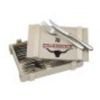 Steak Knife and Fork Set 12Pcs