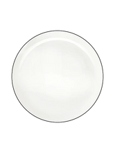 Load image into Gallery viewer, A Table Ligne Noire Dessert Plate 21 CM
