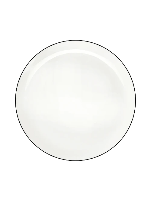 A Table Ligne Noire Dessert Plate 21 CM