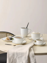 Load image into Gallery viewer, A Table Ligne Noire Espresso cup with Saucer
