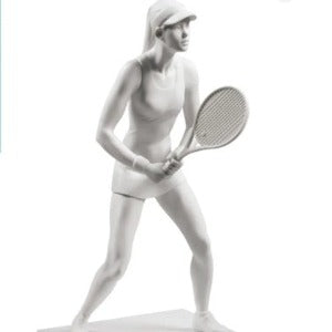 Lady Tennis Player Figurine