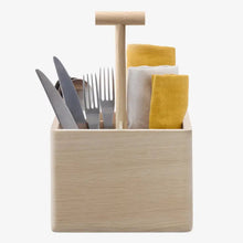 Load image into Gallery viewer, Dine Oak Cutlery Holder
