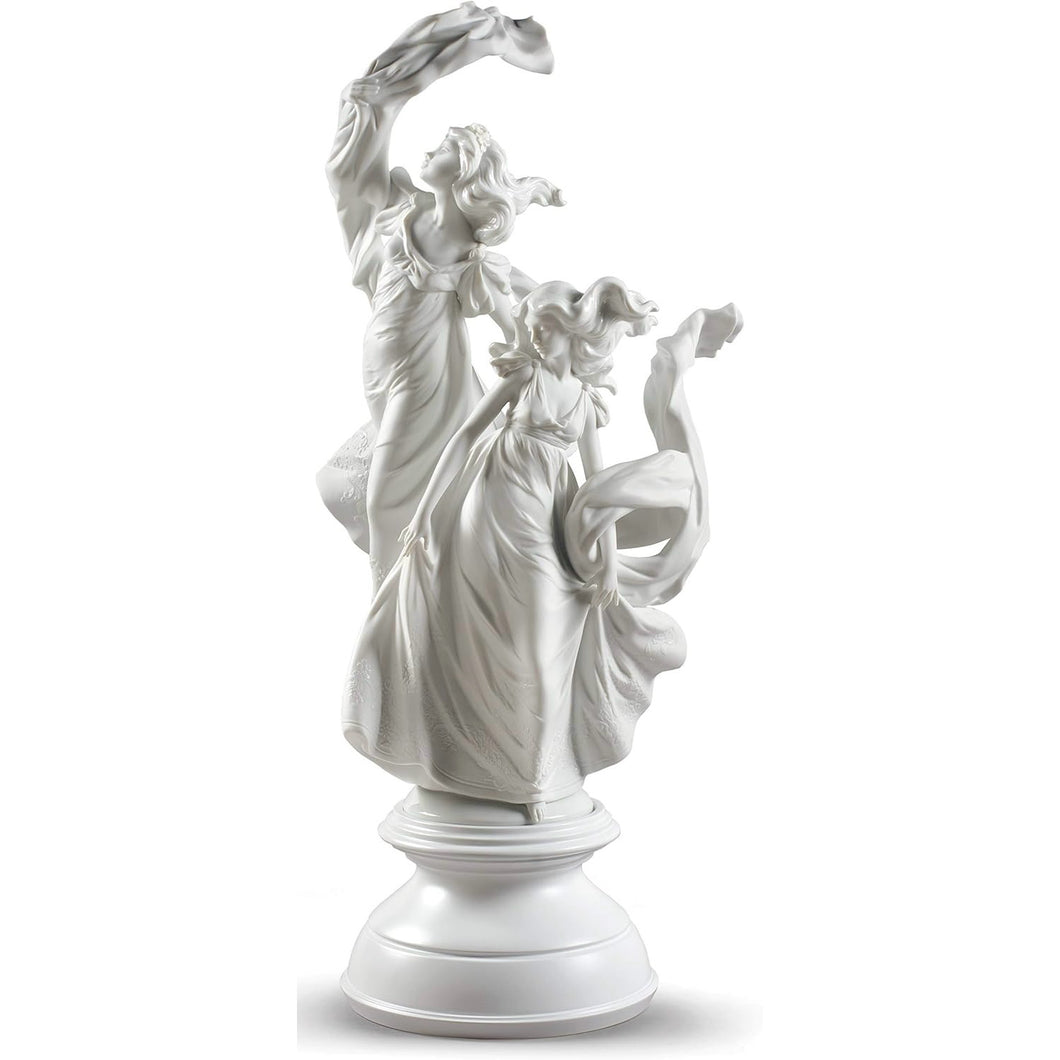 Allegory of Liberty Woman Figurine. White